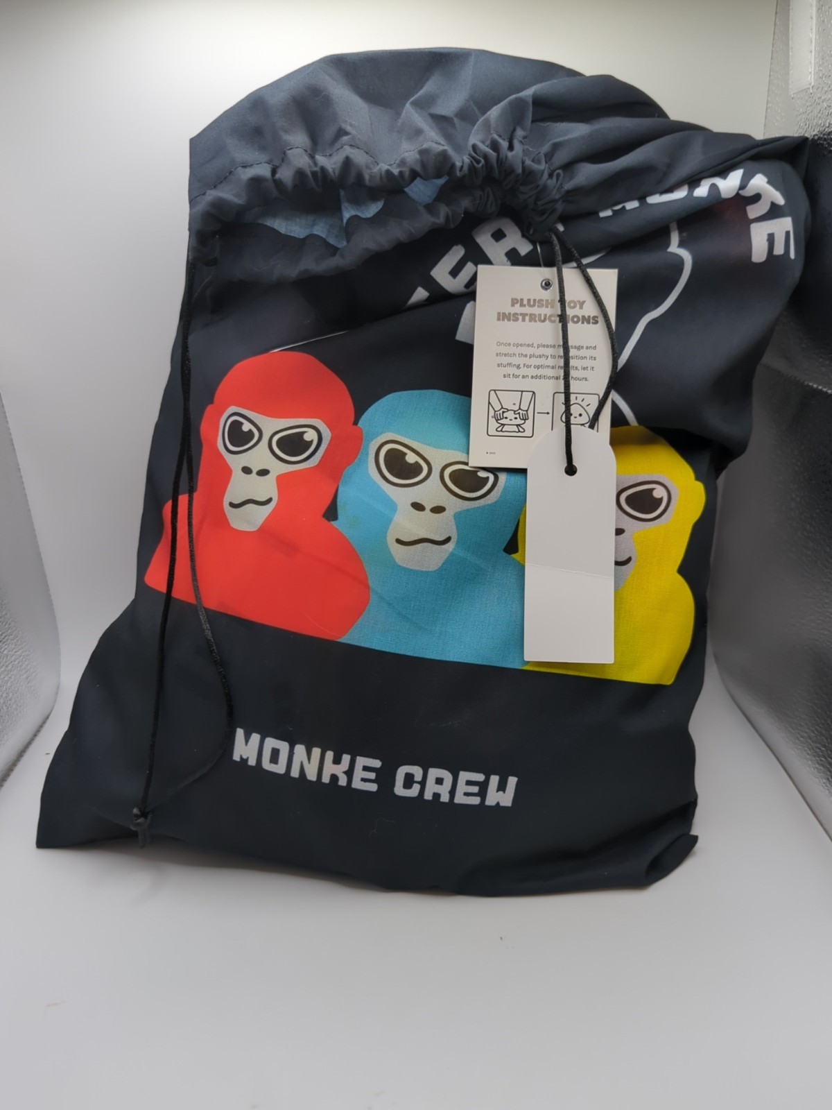 Gorilla Tag Mystery Monke Plush Official Monke Crew - Red - Brand New NWT +CODE