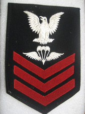 US NAVY Rating Patches E-6 Parachute Rigger