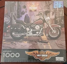 Harley Davidson Springbok 1000 Puzzle Sealed 24" x 30" Heritage Softail 