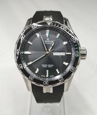 EDOX 88002-3CA-NIN Automatic Winding Day Date
