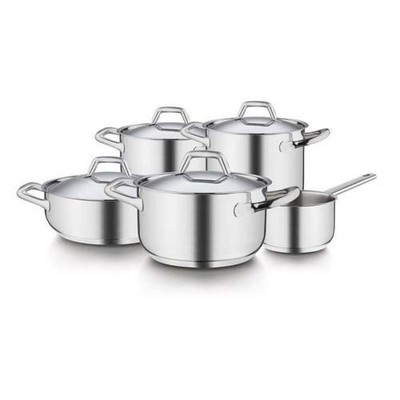 BARAZZONI AKKU TÖPFE 9 Stück Chef Line Edelstahl 18/10 163909