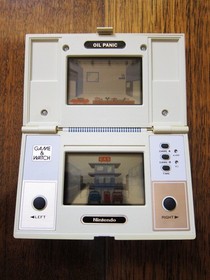 NINTENDO Oil Panic Game and Watch in Excellent Condition (OP-51) 1982