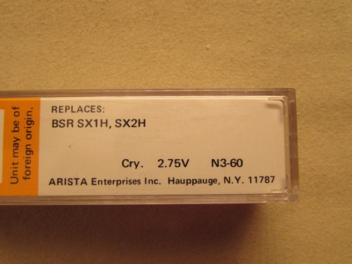 New O.S. Vintage Arista 1468 Phonograph Needle Replaces Astatic,BSR SX1H,SX2H - Picture 3 of 5