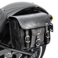 Motorrad Satteltasche SV2 Craftride Vintage Tasche 6 L Schwarz