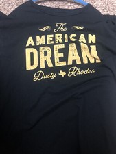 WWE WWF Dusty Rhodes Legends Vintage XL Black Short Sleeve  Pro Wrestling