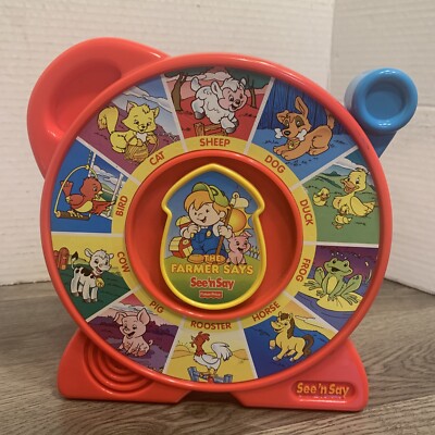 Fisher Price See & Say The Farmer Says Electronic Toddler Learning Toy ...