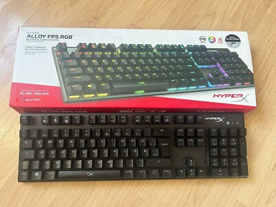HyperX Alloy FPS RGB Kailh Speed Silver Mechanische Gaming-Tastatur - Schwarz...