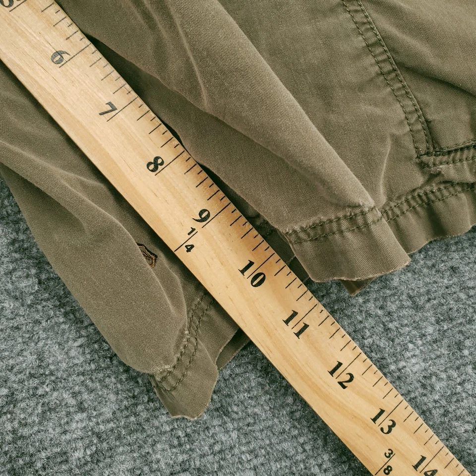 Volcom Scout Shorts Mens 34 Brown Cargo Utility Pocket Skate Flat Front Outdoor - Image 4 of 4