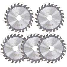 5Pcs Circular Saw Blades 3-3/8'' 85mm Carbide Tipped TCT Cutting Disc for Wood