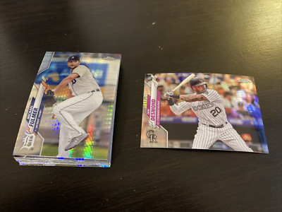 2020 Topps Chrome Prism Refractor Complete Your Set (1-200)