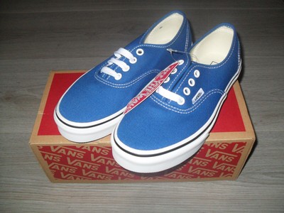 vans authentic blue white