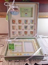 CUDLIE DECOR 1st YR 13 PHOTO PICTURE FRAME 9 X 7" PHOTO BIRTH ANNOUNCEMENT