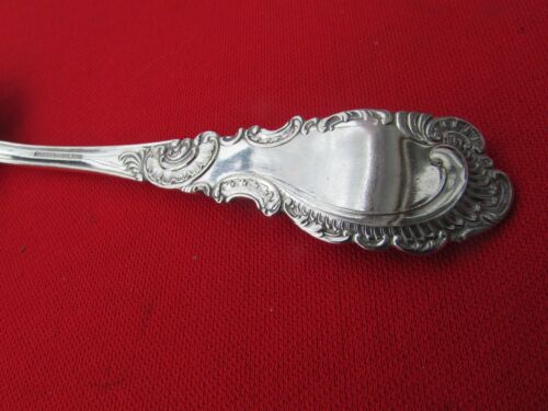 1895 Aldine Muster Serviergabel von Rogers Hamilton Silberplatte monogrammiert MK? - Bild 9 von 12
