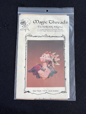 Vintage Magic Threads Victorian Angel 6 Inch Ornament Pattern