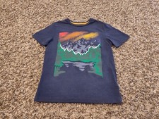 Tommy Bahama T Shirt Youth Boys Medium Blue Short Sleeve Graphic Crewneck