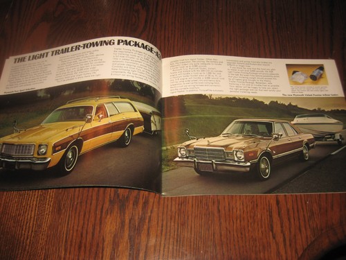 1976 CHRYSLER PLYMOUTH TRAILER TOWING GUIDE DEALER SALES LITERATURE BROCHURE NOS - Bild 3 von 4