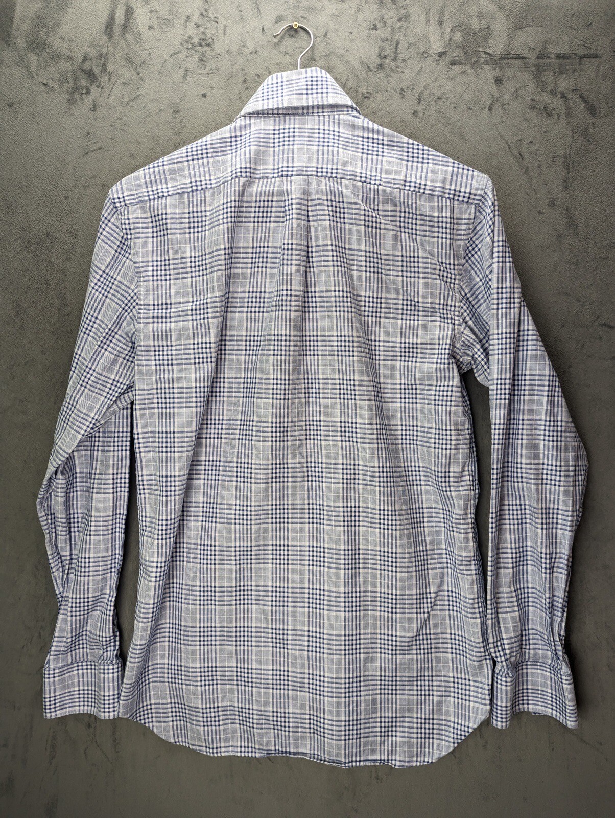 REISS Shirt Size Medium Blue Check Long Sleeve image 10