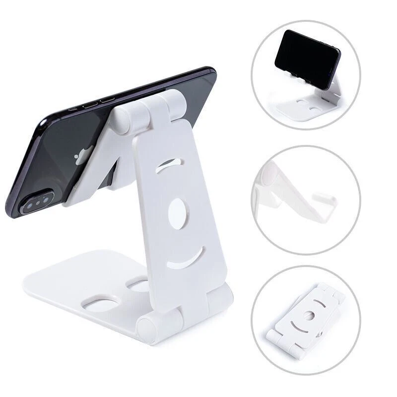 Universal Adjustable Mobile Phone Holder Stand Desk Foldable Portable - Image 4 of 4