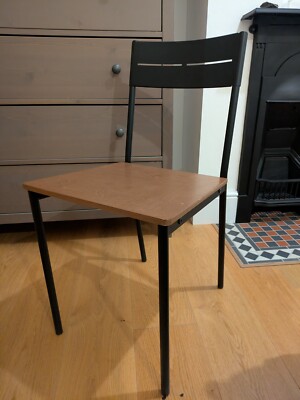 IKEA SANDSBERG Chair, black/brown stained UK