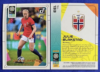 Julie Blakstad 2023 Donruss FIFA Women's World Cup Rookie #133 NORWAY