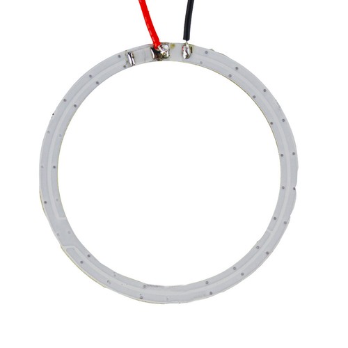 80mm Dia Weiße COB LED Auto Scheinwerfer Engel Augen Ring Licht Lampe Birne - Bild 5 von 7