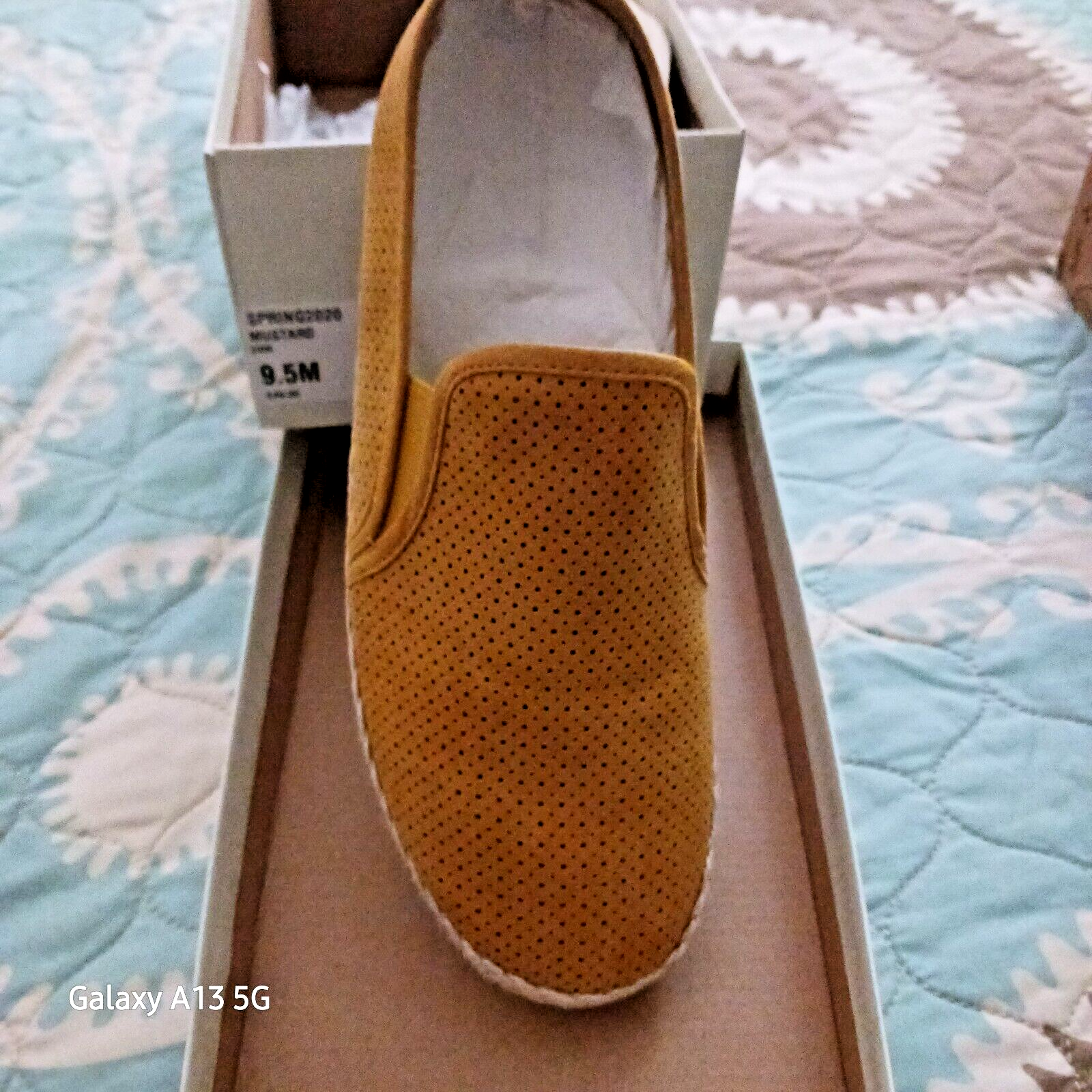 PANTOFOLA D’ORO Scarpe slip on senape di Spirit Edern30 usate 9 5M