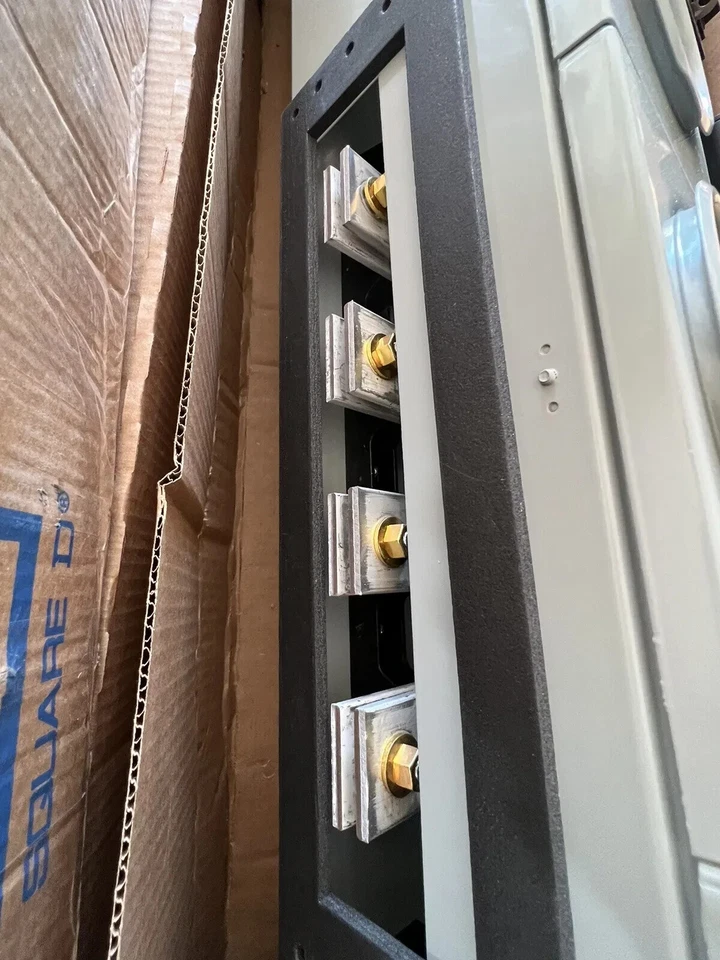 GE Meter Stack 800A/125A 3ph/1ph Ring-Type Socket 4-Jaw TMP8512R - Image 4 of 4