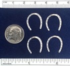 Rdlc Traditional 1:9 Scale Model Horse Shoes - Cast in (pliable) Metal Set-Of-4
