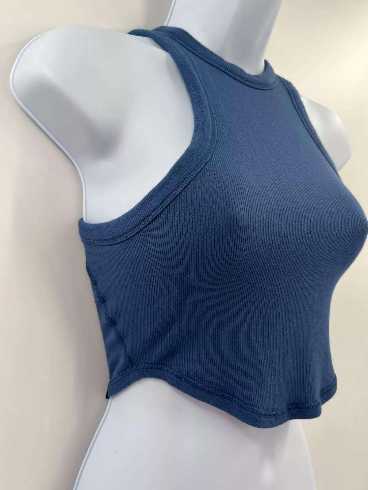 lululemon ribbed modal blend cropped tank-top