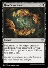 HAZEL'S NOCTURNE x4 mtg NM-M Bloomburrow 4 Unc