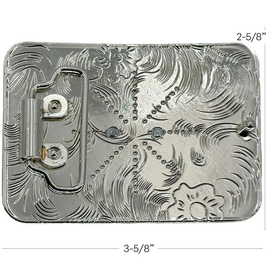 ぴん2 Stylish BULL HEAD Belt Buckle Silver GOLD Western Cowboy Cowgirl