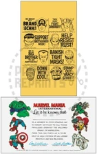 MARVEL MANIA INTERNATIONAL MEMBERSHIP CARD - VINTAGE REPRINT