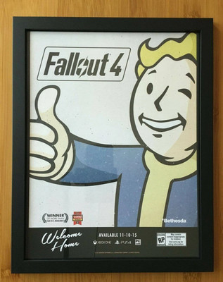 Fallout 4 Print Ad/Poster Official PS4 Xbox One PC Video Game Promo Art