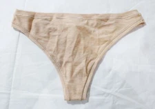 Gap Body Women's Low Rise High Cut Breathe Thong Panty ZG3 Rugby Tan Small NWT