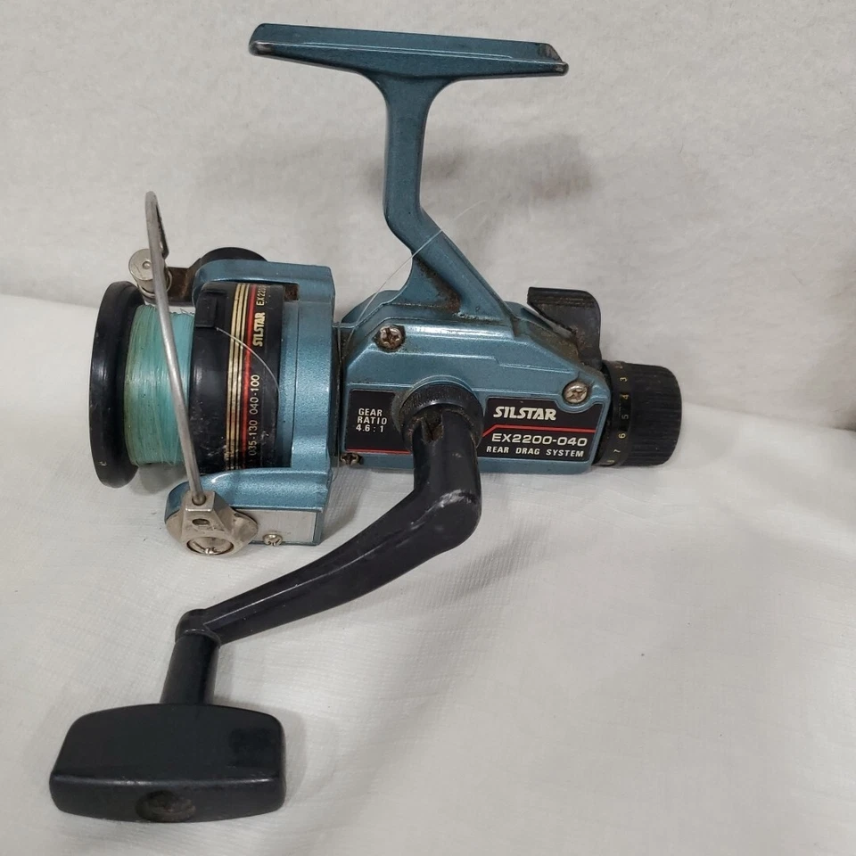 Lote de 6 carretes giratorios de pesca vintage para piezas y nuevo Eagle Claw Sailor Foto 2 de 4