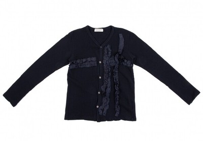 robe de chambre COMME des GARCONS Dyed Frill Knit Cardigan Size XS  