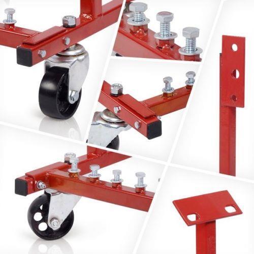Motors SBC/BBC Fits V8 Rolling Engine Cradle Stand Chevy Chevrolet Dolly Mover - Picture 5 of 6