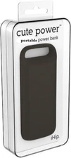 iHip Cute Power Portable Power Bank, rechargeable, 4000mAh, black *NEW* FREE S&H