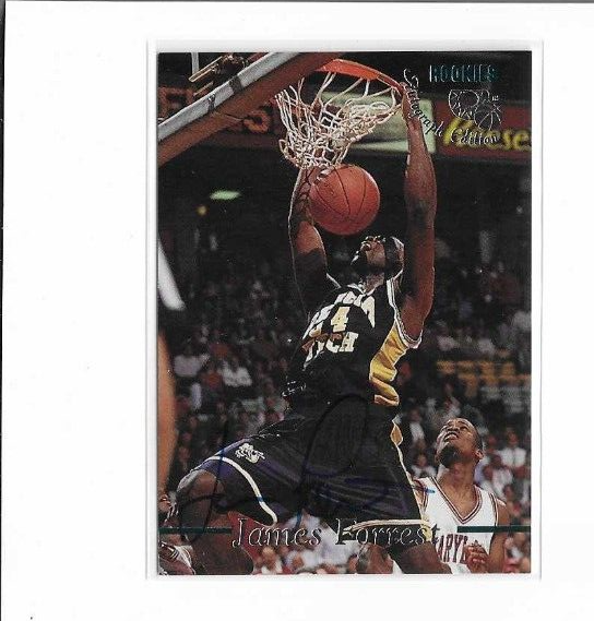 1995 Classic Basketball Rookies James Forrest Autograph NNO