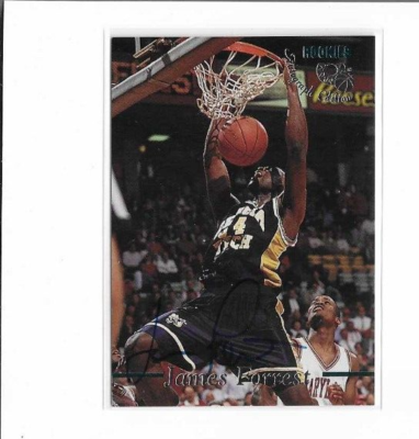 1995 Classic Basketball Rookies James Forrest Autograph NNO