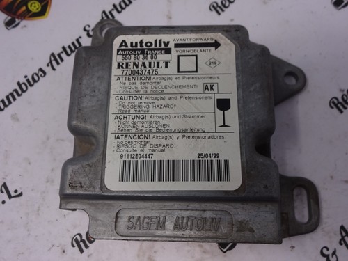 Airbag Steuergerät Renault Megane 7700437475 550803600AK 550803600 AK