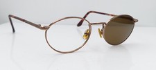 Vintage Tommy Hilfiger 1138 Bronze Oval Metal Sunglasses FRAMES ONLY