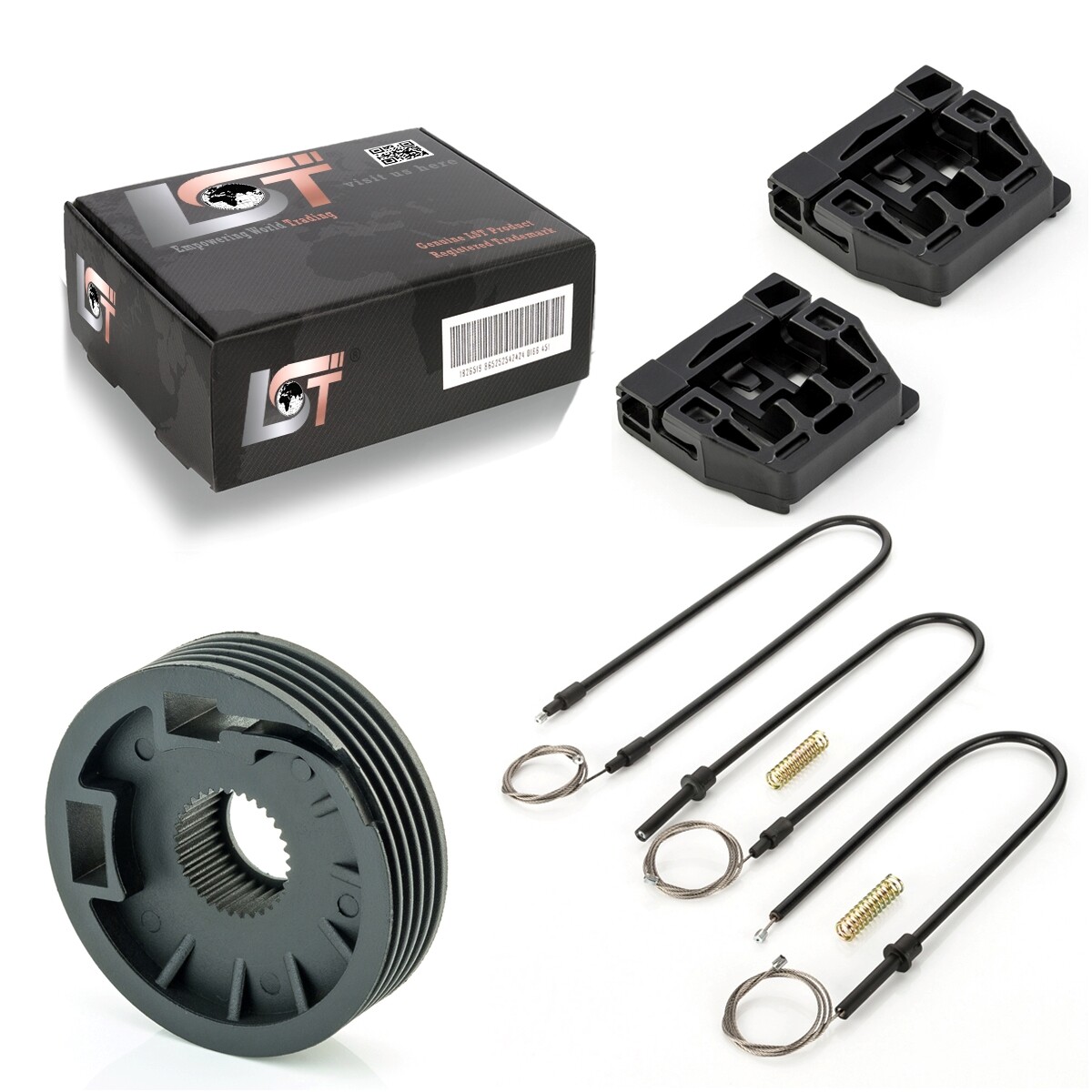 Window Lifter Repair Set Rear Left for MASERATI QUATTROPORTE V5 03-13
