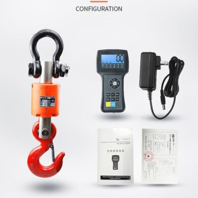 Digital Crane Scale Portable Industrial lifting Scale +Handheld Meter 3T/3000kg