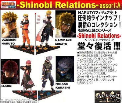 BANPRESTO NARUTO DXF SHINOBI RELATIONS FIGURE SASORI KAKASHI