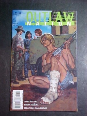 OUTLAW NATION #8! DELANO/FABRY! VF/NM 2001 VERTIGO