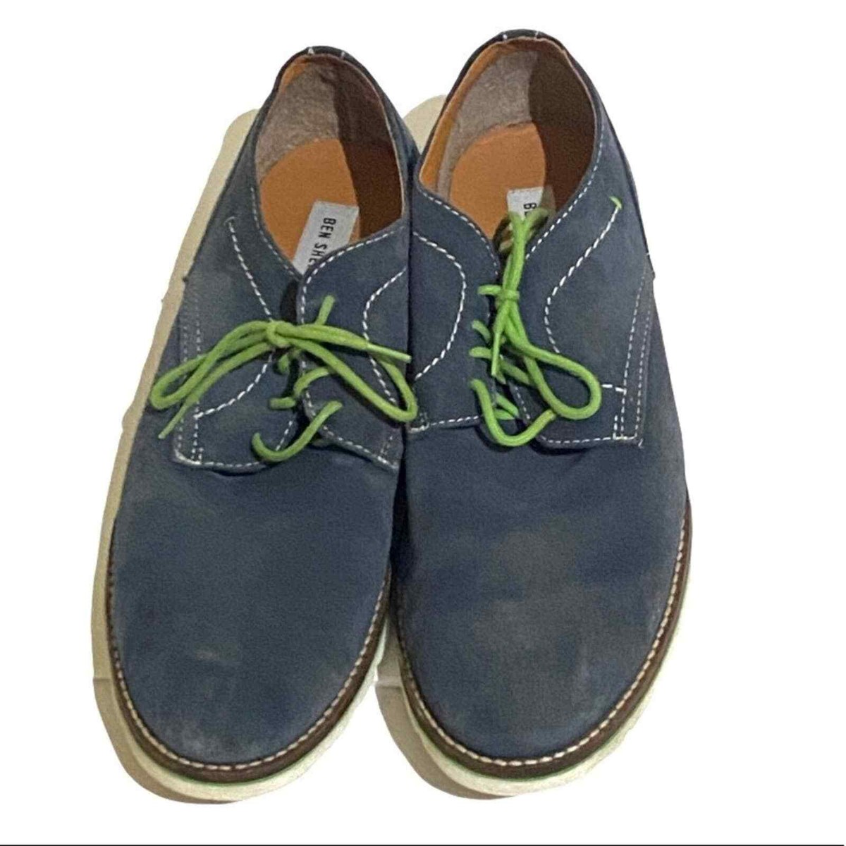 Ben Sherman Mens Suede Leather Lace Up Casual Derby Oxford  display picture 2