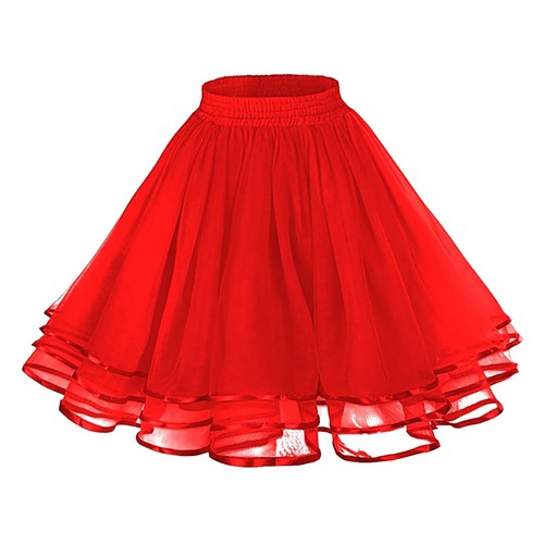 Retro Vintage 50s Tutu Petticoat Crinoline Ladies Rockabilly Tulle Underskirts - Picture 30 of 31