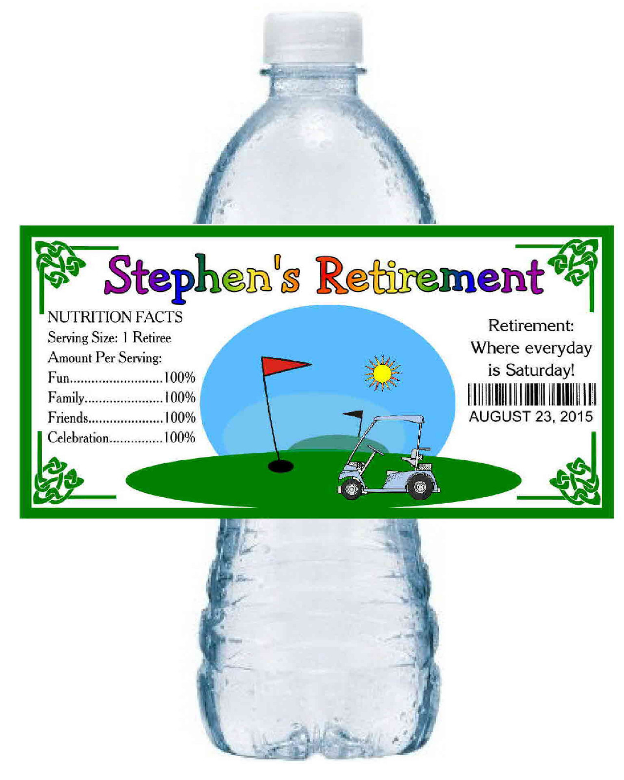 Labels Golf Theme