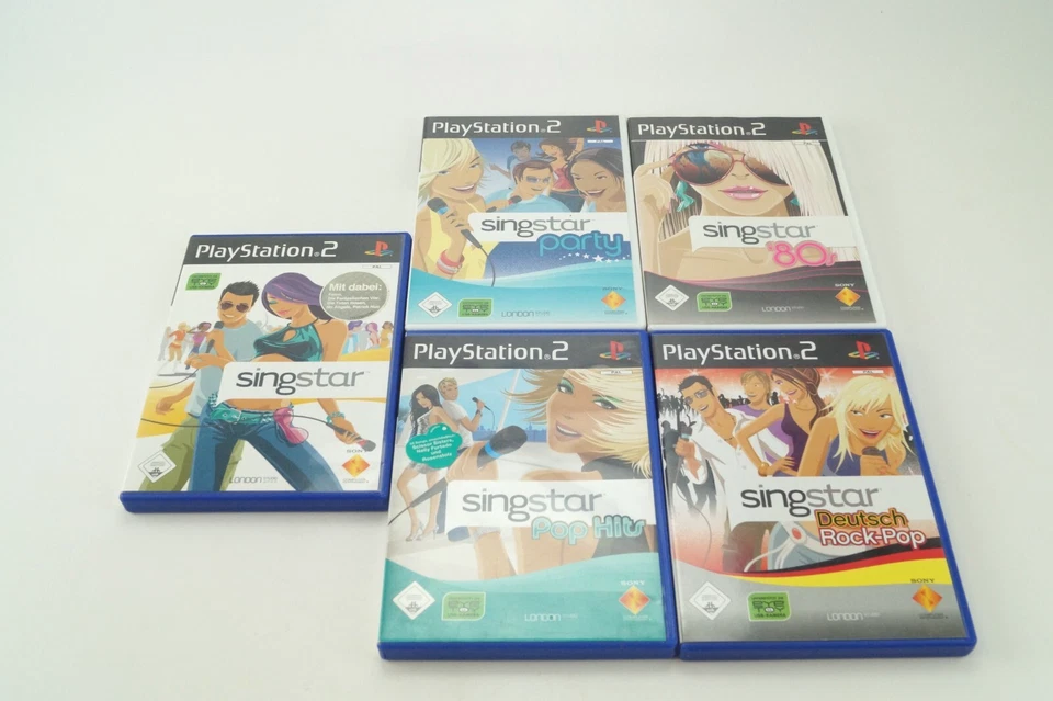 PlayStation 2 - Singstar Party Konvolut - 5 Titel PS2 singen ✅ - Bild 2 von 4